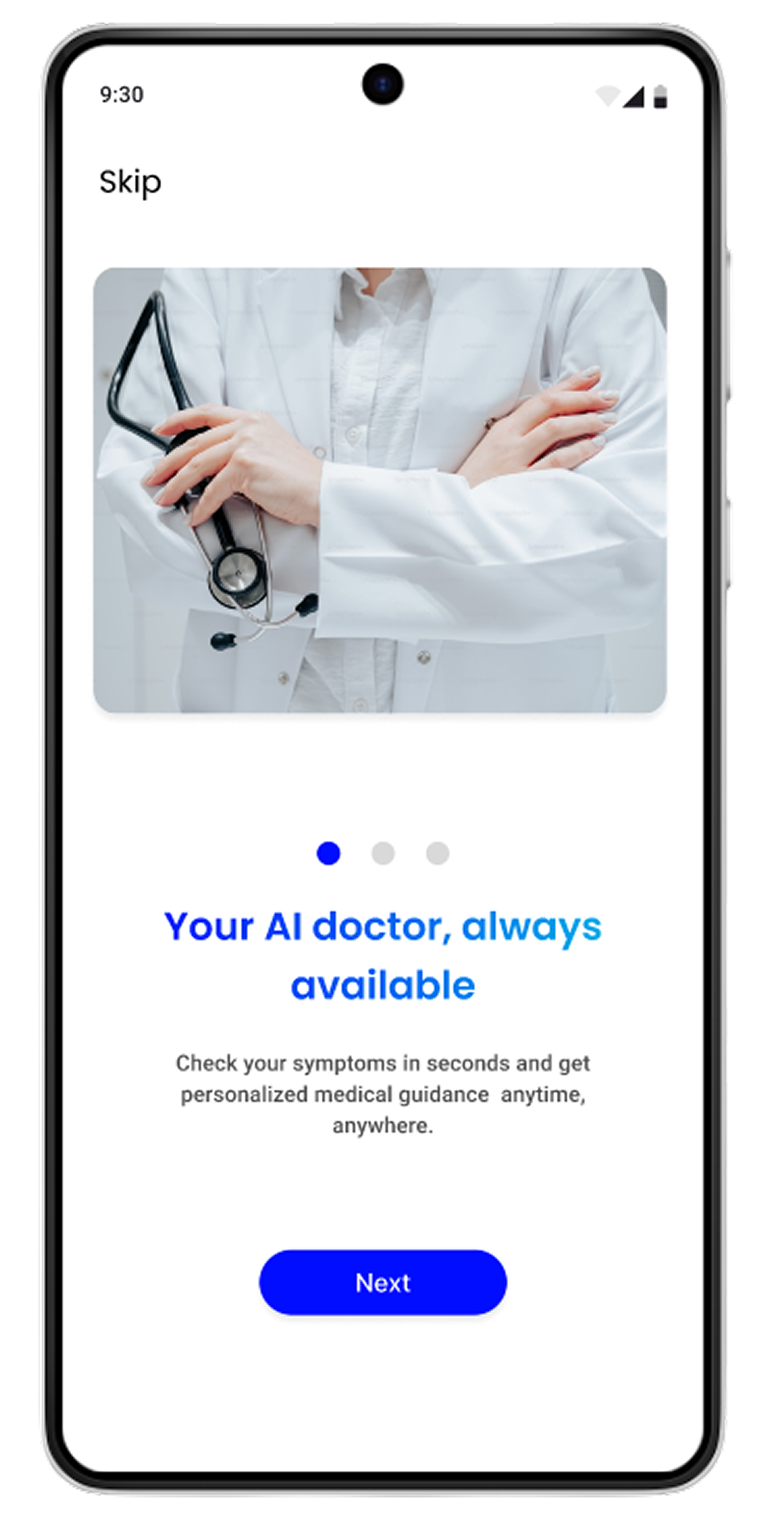 Assistant santé IA toujours disponible dans MEDICAL AI